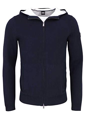 Preisvergleich Produktbild BOSS Langarm Jacke ODUARDO Kapuze Reißverschluss Navy Größe L