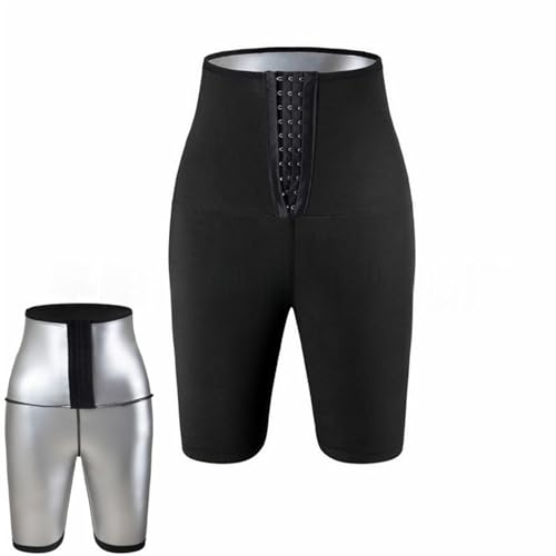 Generisch Pantalones de sauna para adelgazar para mujer, pantalones deportivos para sudar, pantalones térmicos de neopreno, pantalones de yoga para gimnasio, correr, fitness, leggings deportivos, A2