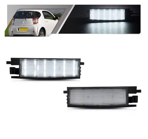 Luces led para matrícula coche Scion iQ 2012 2013 2014 2015 trasera 2