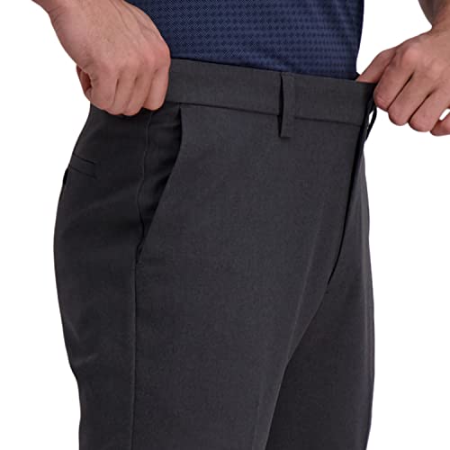 Haggar Men's Slim Fit Cool Right Casual Dress Pant Dark Grey - image 4