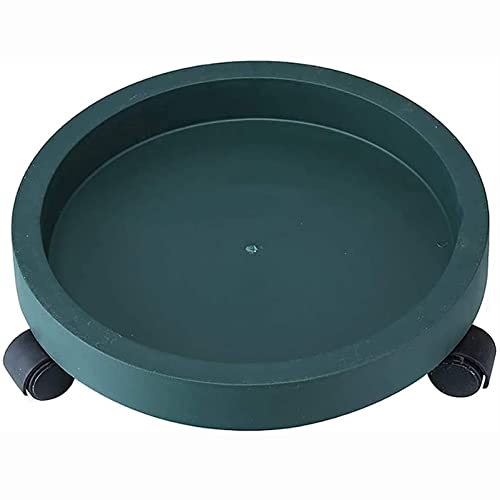 Support de pot de fleurs de 35 cm avec roulettes anti-mal de dos