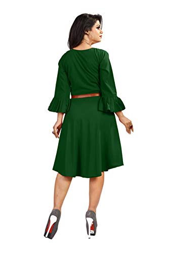 Image of Women's Rayon Butterfly Sleeves Dresses