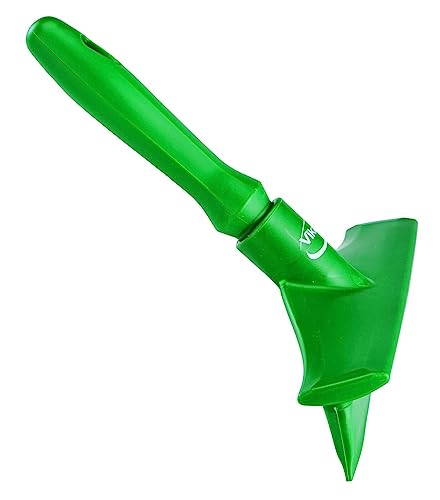 Image of Vikan 71252 Rubber Polypropylene Frame Bench Single Blade Squeegee, 10 inch, Green