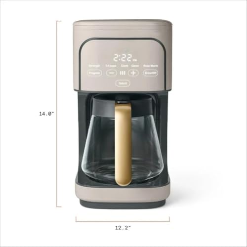 Image of 12 Cup Programmable Coffee Maker, by Drew Barrymore (Porcini Taupe)