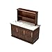 Lakeside 79856 Wood Portable Back Bar, 30"D x 96"W x 66"H