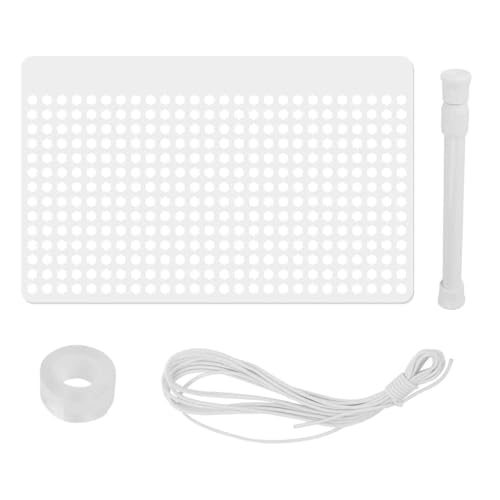 XT Pool Skimmer Guard Kit,Leaf Shield Net for Inground or Above Ground Pools Debris Capture White