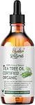 Hydra Naturals Pure Australian Tea Tree Essential Oil 50ml | for Skin, Nail Fungus, Face, Hair, Acne, Piercings, Head Lice | Diffuser Oil for Home, Candle & Soap Making | Vegan Free
