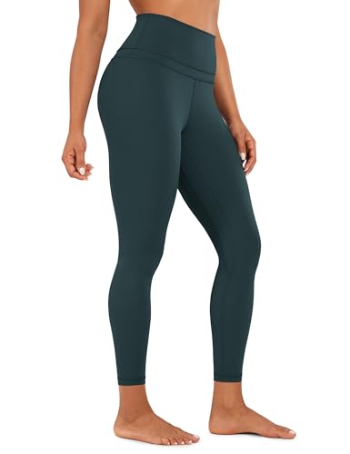 Image of CRZ YOGA Naked Feeling Leggings 25'' | Sleek, Decent Compression, Yoga, Hidden Waistband Pocket, for Women