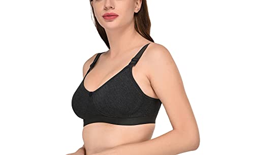 Image of Viral Girl Cotton Hosiery Women's Bra | Non-Padded Wire-Free Design with Adjustable Straps | Full Coverage Comfortable Bra | Soft Stretchable Fabric for All Day Support