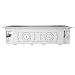 Legrand - OnQ Cable Management, In-Wall Media Box, Dual Purpose Structured Wiring Enclosure, TV Home Theater Recessed Storage Box, 17 Inch, White, ENP1700NA