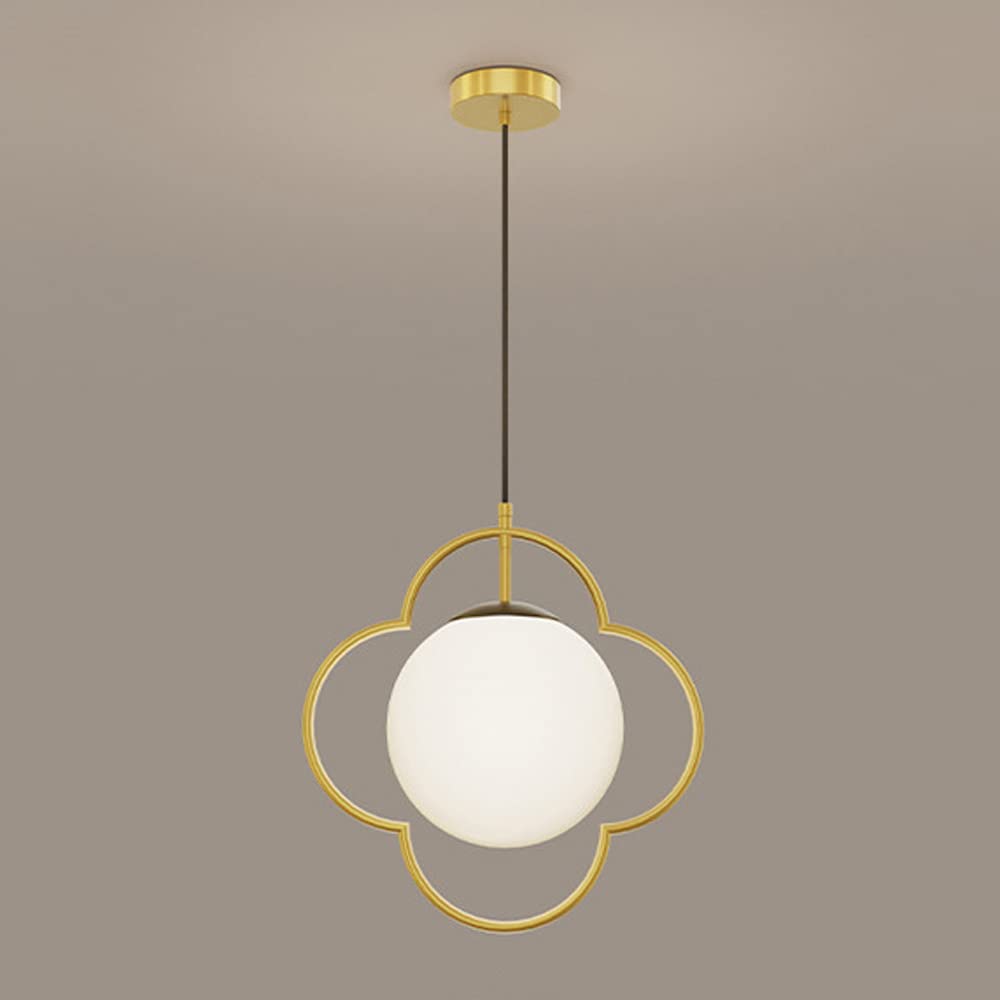 Lámpara colgante de cocina con luces de diseño regulable en latón