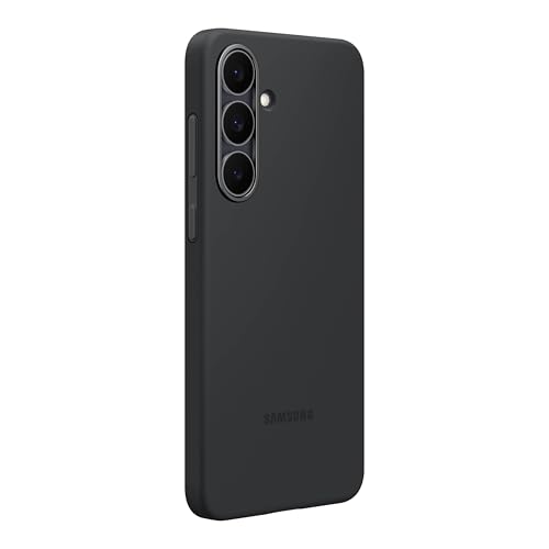 Image of SAMSUNG Galaxy S25 FE Silicone Phone Case, Protective, Functional, Comfortable, Colorful, Easy to Hold, US Version, Black