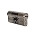 Price comparison product image APECS 3 Star High Security Euro Cylinder Lock - Sold Secure Diamond Grade (35mm/35mm, Brushed Satin Nickel)