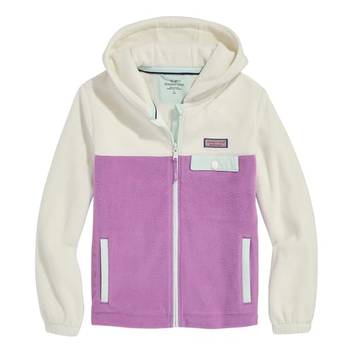 vineyard vines Girls' Boxy Harbor Fleece Jacket