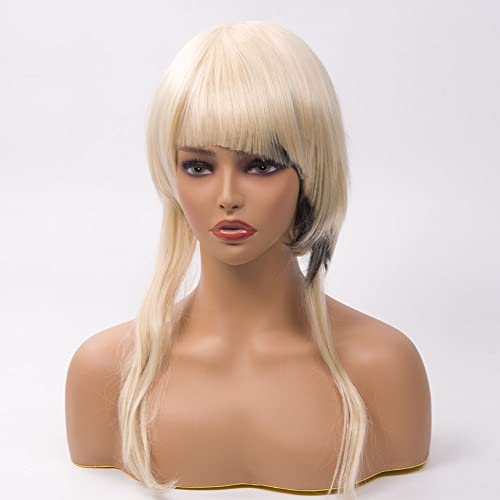Mannequin Head with Shoulder Display Manikin Head Bust for Wigs,Makeup,Beauty Accessories