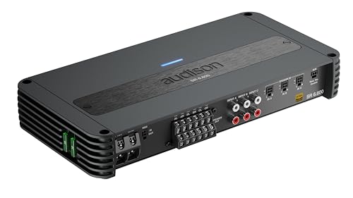 Audison SR6.600 6-Channel 1120W RMS Class D Power Amplifer (Renewed)