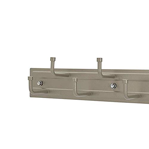 Rev-A-Shelf Brc-12Sn 12-Inch Wall Mounted Pull Out Closet Belt And Scarf Organization Rack Accessories Holder Hanger With 7 Hooks, Satin Nickel #TOP6