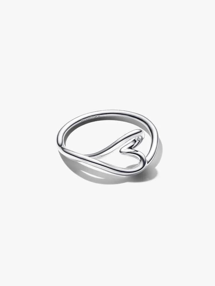 PANDORA Damenring Herz Klein Silber 194361C00