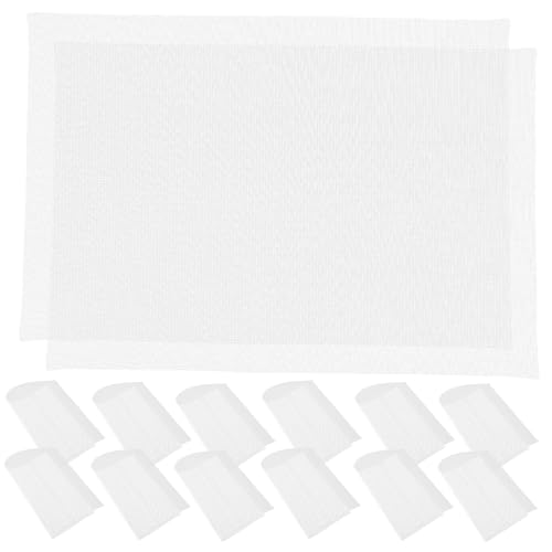 BESPORTBLE Anti-Leakage Mesh Mat 25pcs Mesh Pads for Plant Pots Bonsai Grid Drainage Flowerpot Base Pad