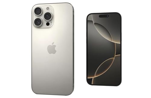 Image of Apple iPhone 16 Pro Max, US Version, 1TB, Natural Titanium - Unlocked (Renewed)