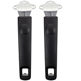 GLEAVI 2 Piezas Mango para Olla Desmontable Resistente al Calor Antideslizante y Ergonómico Repuesto para Sartenes Cacerolas y Ollas para Cocina Segura y Cómoda
