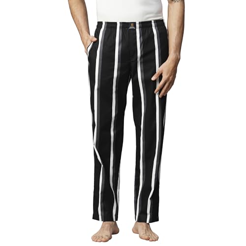 Image of Urban Scottish Men's Lounge Pants 100% Cotton Men's Lounge Night Pant Comfortable Leisure-Wear Lower with an Elastic Waist-Band and Regular Fit Track Pants, Machine Washable Stay at Home