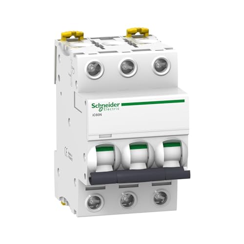 Disjoncteur iC60N Acti9 Schneider Electric 3P 25A courbe C A9F74325