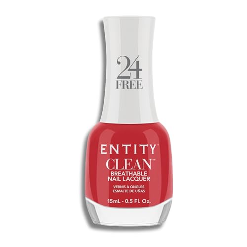 Entity Clean - Pintauñas de Color Breathable | Esmalte de Uñas Secado Rapido y Efecto Gel | Pinta Uñas Larga Duración y Fortalecedor | Esmalte Sin Tóxicos, Natural y Vegano (Redy For Anything)