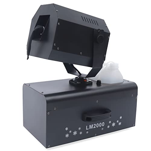 2000W Snowflake Machine,Stage Snow Maker,Adjustable Snow Effect,Wedding Snowflake Effect Machine,Snow Foam Party Machine w/Remote Control