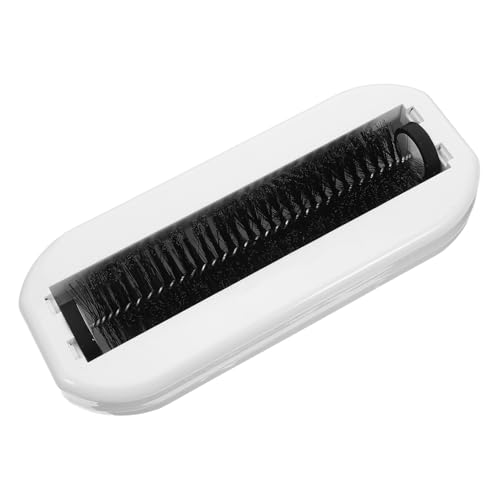 HEALEEP Balayeuse à Ergonomique à Main Brosse Roulante Multifonction pour Table et Tapis Ramasse pour Débris Poils Doux pour Nettoyage Facile