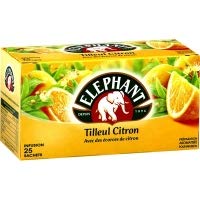 Elephant Infusion Tilleul Citron 25 Sachets 34.8gL8