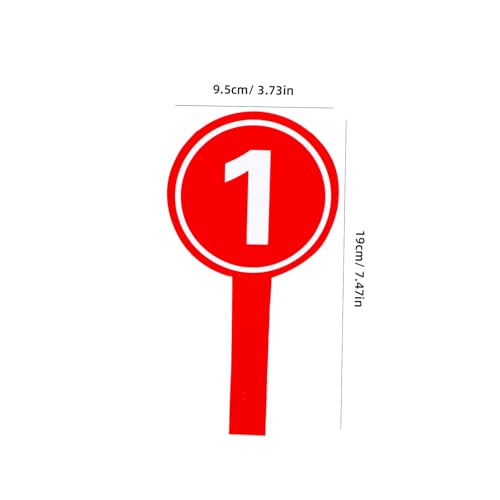 10 piezas tableros de puntuación portátiles rojos miniatura 2