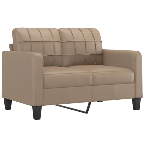 Snsowed 2-TLG. Sofagarnitur mit Kissen Cappuccino-Braun Kunstleder, Sofa Mit Relaxfunktion, Couchgarnitur, Wohnzimmer Sofa, Couch, Sofa Set 3201382 – Bild 5