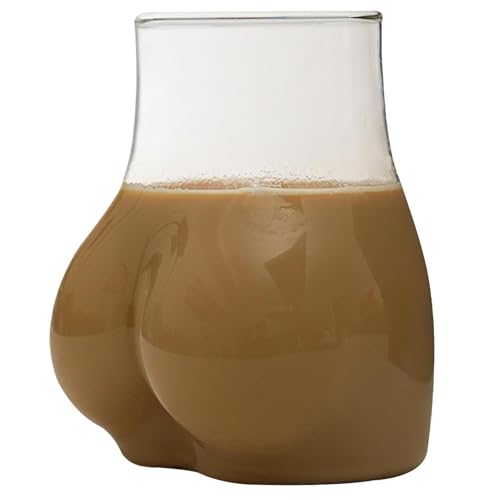 Tasse En Forme De Fesses, Verre En Forme De Fesses Créative, Verre À Vin Cadeau Drole Rigolo Transparent Sexy Drôle Pour Jus, Café, Thé, Tasse À Bière...