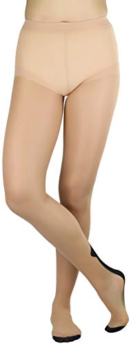 ToBeInStyle Women's Classic Cuban Heel Contrast Backseam Sheers Pantyhose4