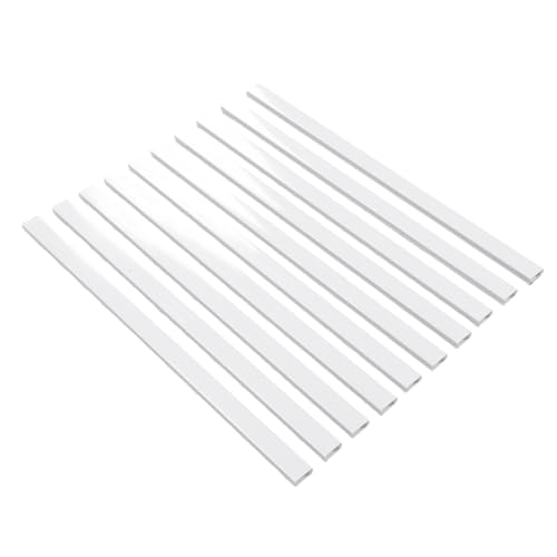 Kit de cubierta para cables montada en pared, cubierta ignífuga de PVC para cables, adecuada para 4/5 cables Ethernet o 5/6 cables de cobre de 24x14 mm miniatura 4
