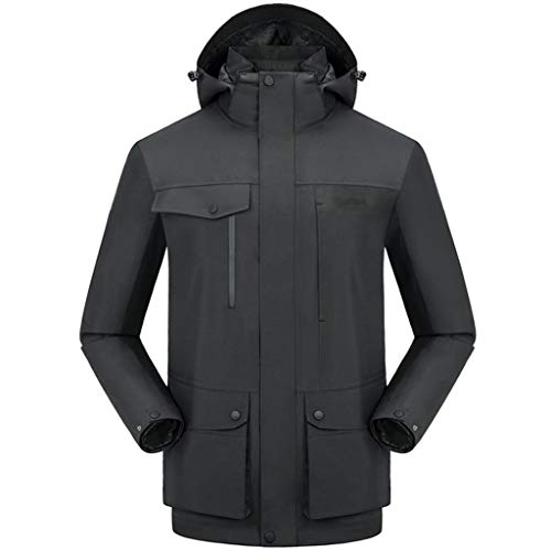 DXIUMZHP Chaquetas de Pluma Chaqueta 3 En 1 con Forro Grueso De...