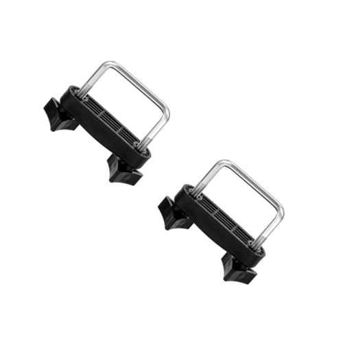 Gatuida 2pcs Car Roof Cargo Carrier Clips Mounting Bracket Accessory for Roof Racks Compatible Vehicles Secure Luggage Fixing Inner Clamp