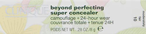 Clinique Beyond Perfecting Super Concealer Camouflage Plus 24-Hour Wear, Moderately Fair, 0.28 Ounce
