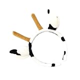 [Lurrose] 牛耳と鹿角ヘアフープ 軽量ヘッドバンド ユニークデザイン コスプレパーティー用 大人向け 魅力的な写真小道具