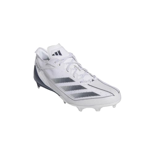 Image of adidas Mens Adizero Electric Football Sneakers Shoes - White
