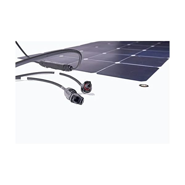 edi-tronic Solarmodul Solarpanel Solarzelle 100 Watt flexibel Photovoltaik PV Wohnmobil Boot Camping – Bild 4