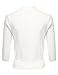 JJ Perfection Women's Basic 3/4 Sleeve Open Front Cropped Cardigan White L