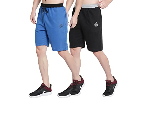 Image of OORA Men's Plus Sizes Cotton Shorts M to 5XL, 28 to 48 Inches Waistline