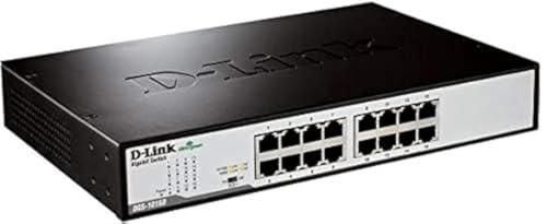 D-Link DGS-1016D 16-port 10/100/1000Base-T Rackmountable Unmanaged Gigabit Switch