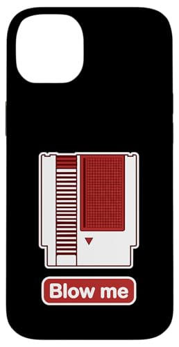 Blow Me 80s Shirt Funny Gamer �r�f�I�Q�[�� �p���f�B�J�[�g���b�W �X�}�z�P�[�X iPhone 14 Plus �p