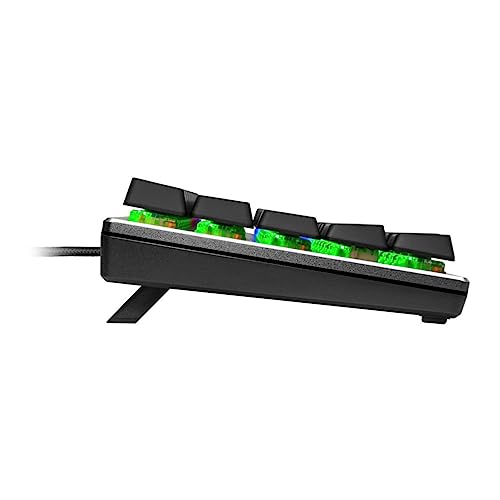 Image of Cooler Master SK620 60% Gunmetal Mechanical Keyboard with Low Profile Blue Switches, New and Improved Keycaps, and Brushed Aluminum Design | 60% Wired Keyboard, Low-Profile Blue Switches, Per-Key Rgb, Brushed Aluminum Top, Upgraded Keycaps, Detachable USB-C Cable