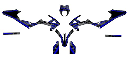 Arider Decor (Sticker) for Rieju MRT 50/125 (2022-2023) | Skull Edition (Blue)