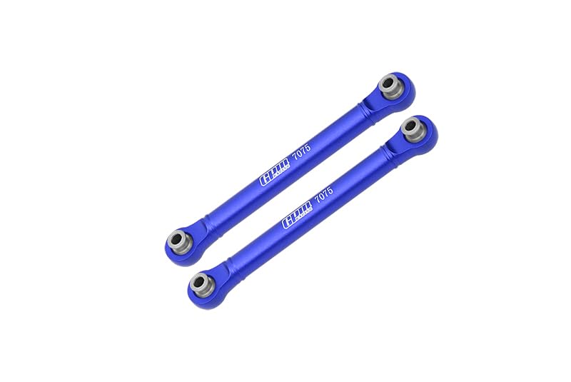 GPM Upgrades Aluminum 7075 Rear Link Rod for 1/10 Gorgon 4X2 Mega 550 Brushed Monster Truck Rtr-Ara3230St1 (Blue)