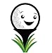 Tot Jocks Little Kids Golf Glove *XS Ages 4-5 Left Hand (for Righties, Right Handed Golfers)* Extra Small Golf Glove, Superior Grip, White w/Smiling Golf Ball, Custest Glove for Small Children